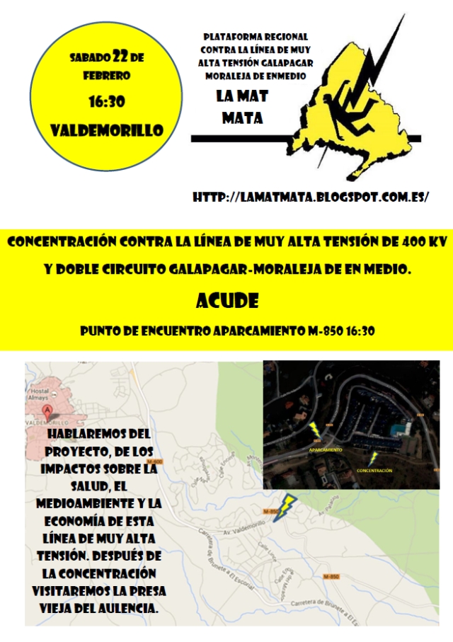 Cartel concentración